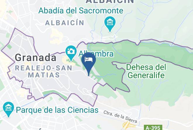 Granada - Hotel Alixares Maps