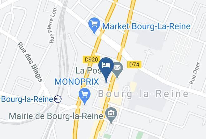 Hauts De Seine - Hotel Alixia Maps