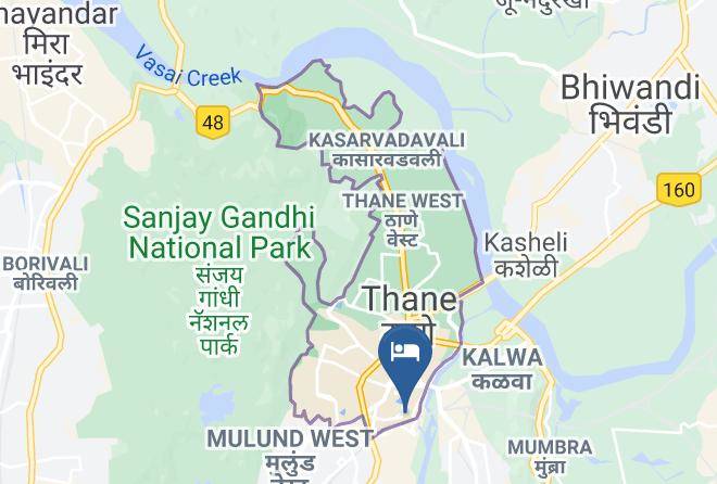 Thane - Hotel Alka Residency Maps