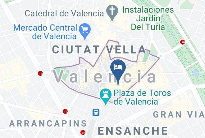Valencia - Hotel Alkazar Maps