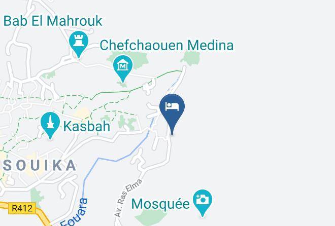 Chefchaouen - Hotel Alkhalifa Maps