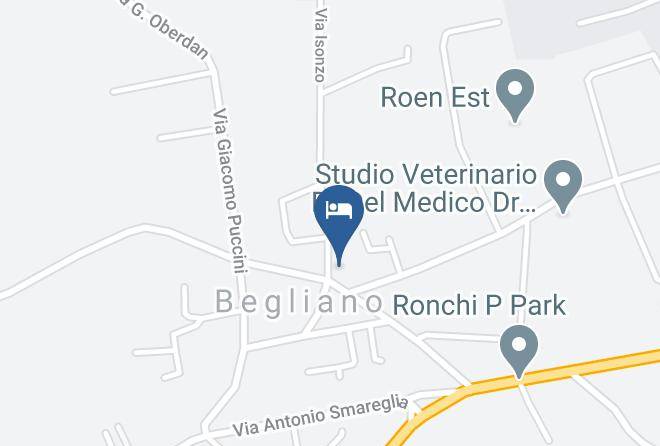 Gorizia - Hotel Alla Crociera Di Pacorig Laura & C Snc Maps