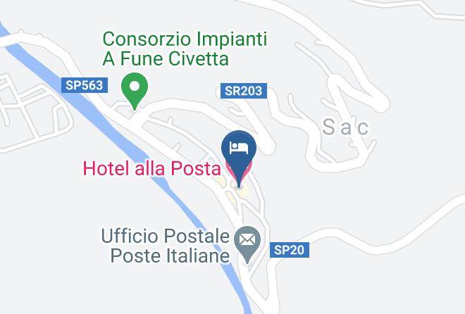Belluno - Hotel Alla Posta Maps