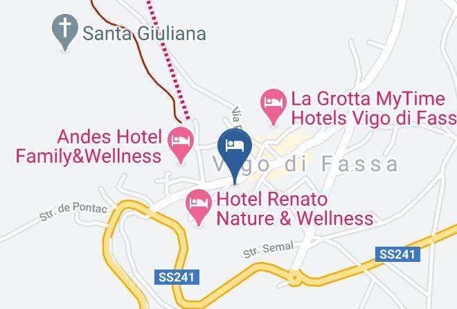 Trento - Hotel Alla Rosa Maps