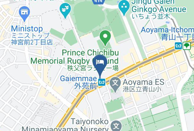 Minato Ward - Hotel Allamanda Aoyama Maps