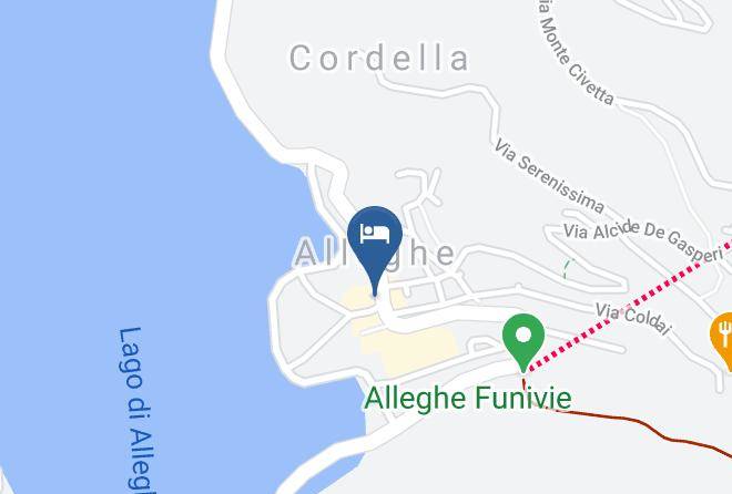 Belluno - Hotel Alle Alpi Maps