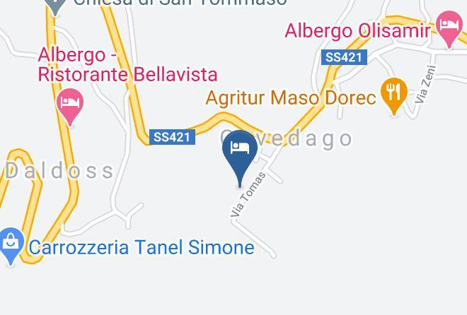 Trento - Hotel Alle Rose Maps