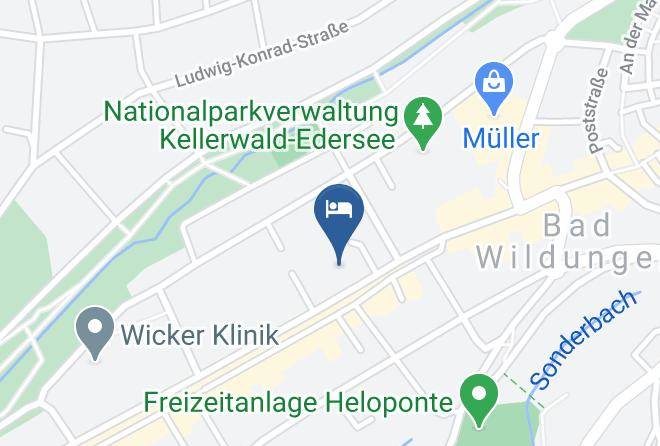 Waldeck Frankenberg - Hotel Allee Schloschen Maps