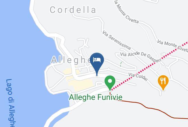 Belluno - Hotel Alleghe Maps