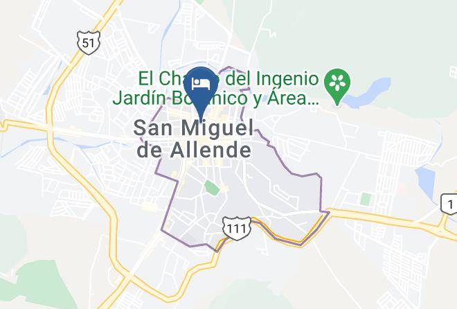 San Miguel De Allende - Hotel Allende Maps