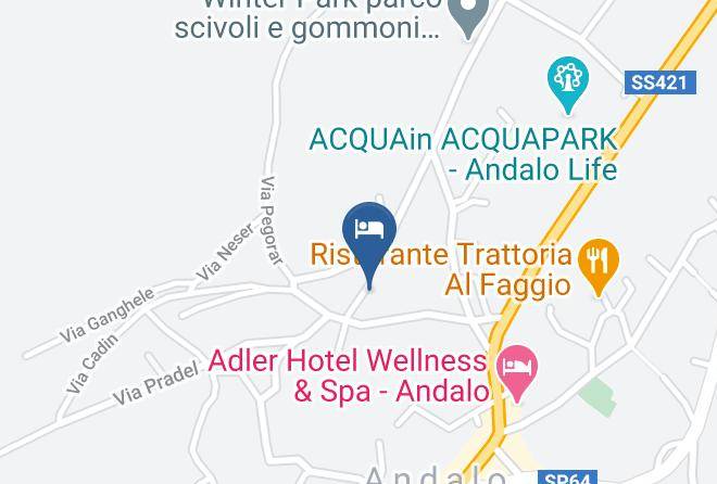 Trento - Hotel Allo Zodiaco Maps