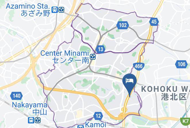 Yokohama City Tsuzuki Ward - Hotel Ally Maps