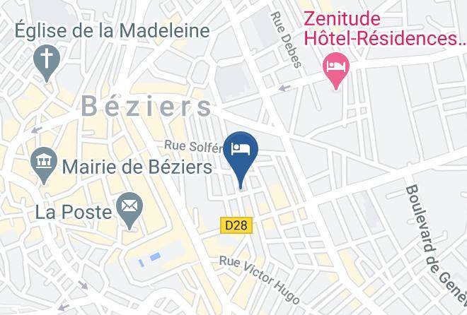 Herault - Hotel Alma Beziers Maps