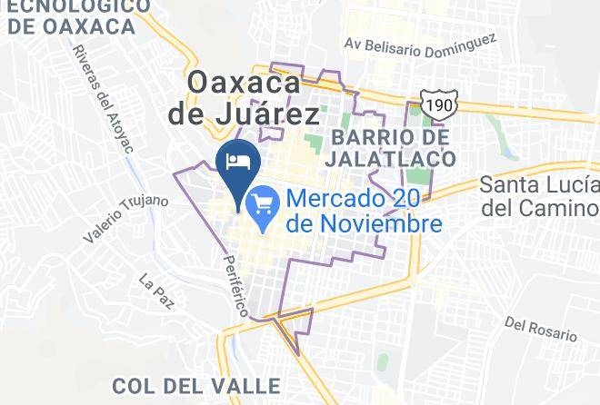 Oaxaca De Juarez - Hotel Alma De Oaxaca Maps