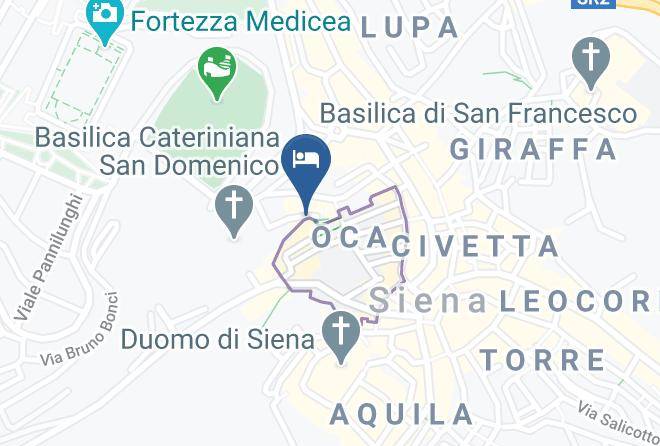 Siena - Hotel Alma Domus Maps
