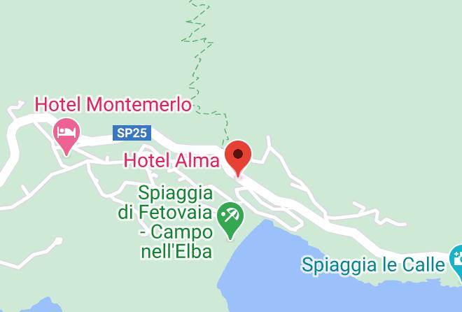 Leghorn - Hotel Alma Maps