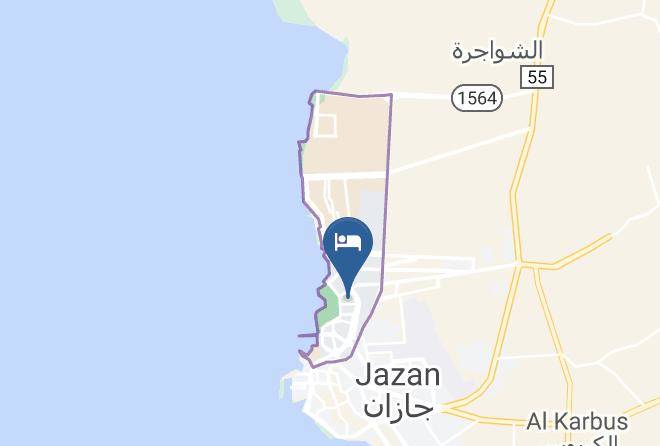 Jazan - Hotel Almaali Maps