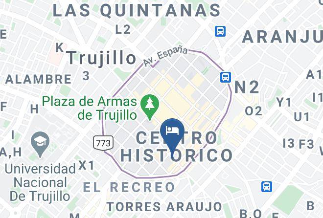 Trujillo - Hotel Almagro Maps