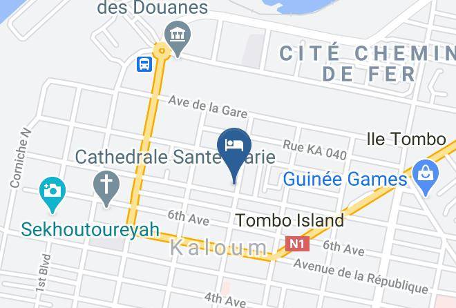 Kaloum - Hotel Almamya Maps