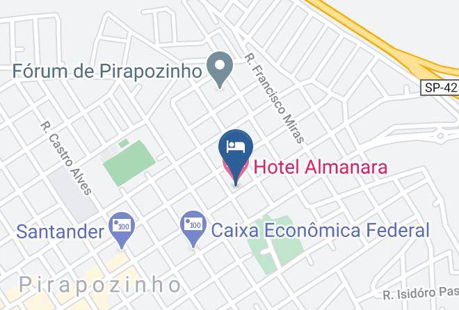 Pirapozinho - Hotel Almanara Maps