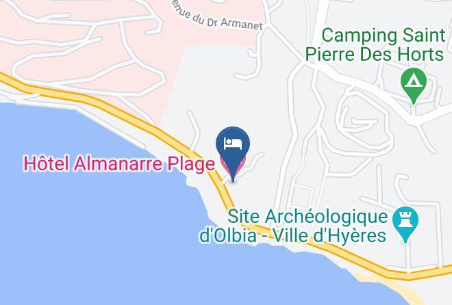 Var - Hotel Almanarre Plage Maps