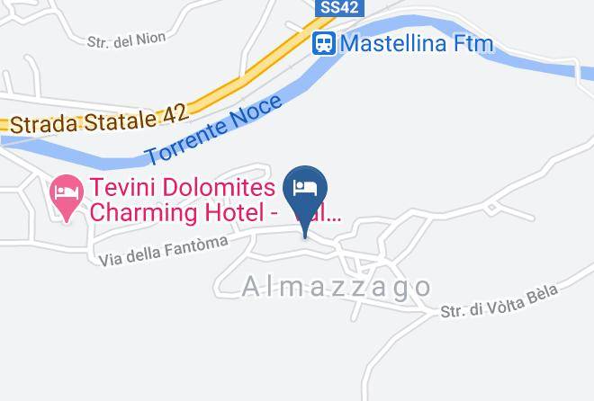 Trento - Hotel Almazzago Maps