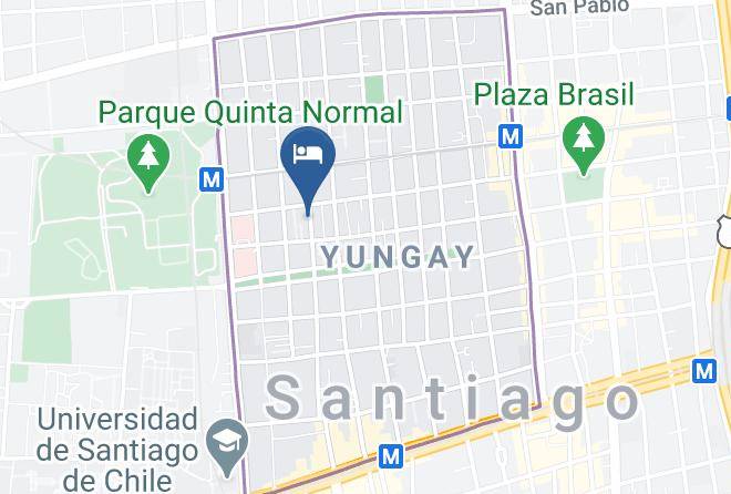 Santiago - Hotel Almendral Maps