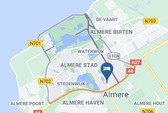 Almere - Van Der Valk Hotel Almere Maps