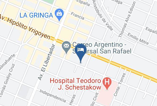 San Rafael - Hotel Almeria Maps