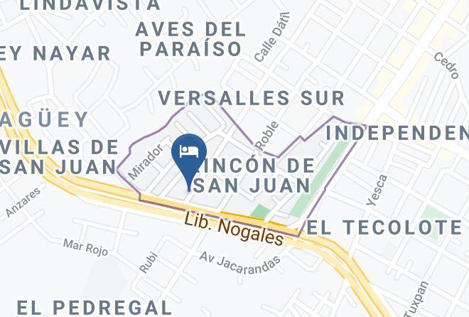 Tepic - Hotel Almil Maps