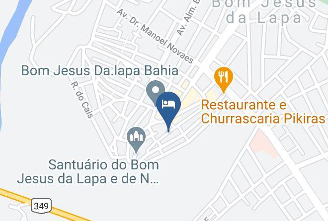 Bom Jesus Da Lapa - Hotel Almirante Maps