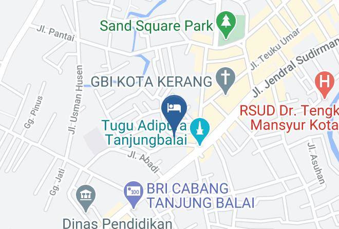 Kota Asahan - Hotel Al Musyaffa Maps