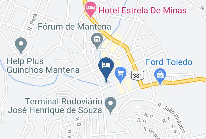Mantena - Hotel Alo Minas Maps