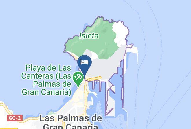 Las Palmas - Hotel Aloe Canteras Maps