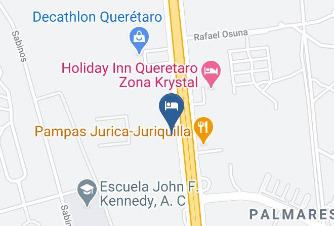Santiago De Queretaro - Hotel Aloft Queretaro Maps