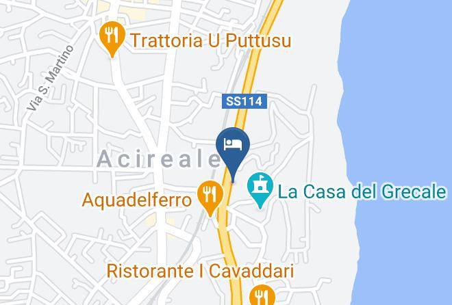 Catania - Hotel Aloha D'oro Maps
