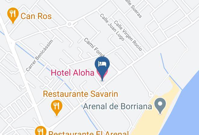 Castellon - Hotel Aloha Maps