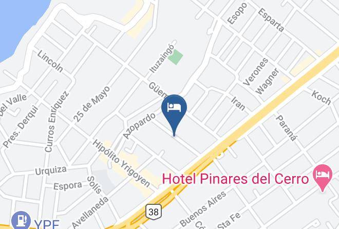 Santa Maria Department - Hotel Aloha Maps