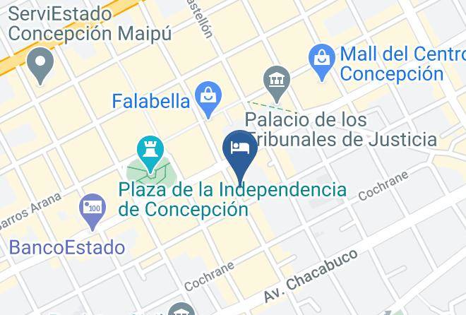 Concepcion Province - Hotel Alonso De Ercilla Maps