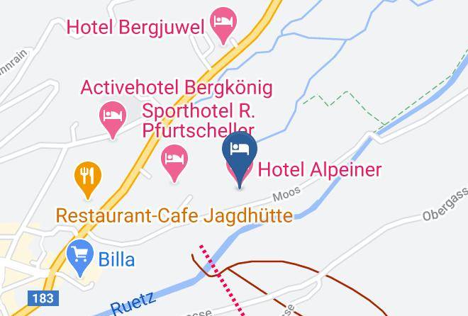 Innsbruck Land - Hotel Alpeiner Maps