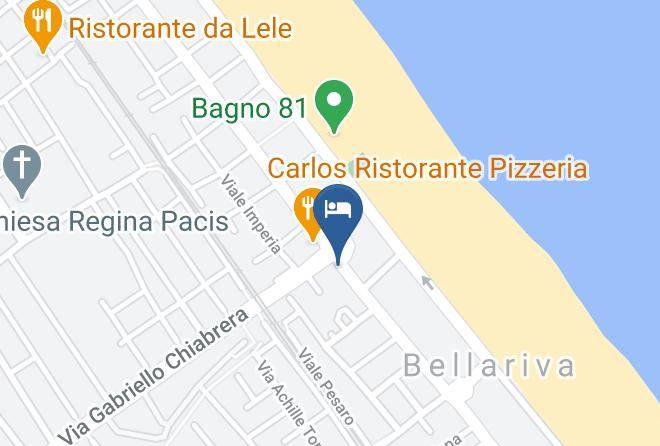 Rimini - Hotel Alpen Maps