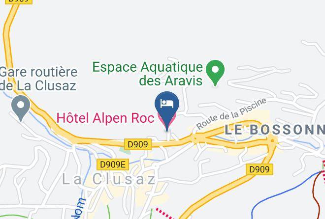 Haute Savoie - Hotel Alpen Roc Maps