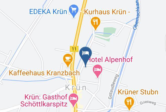 Garmisch Partenkirchen - Hotel Alpengluhn Maps