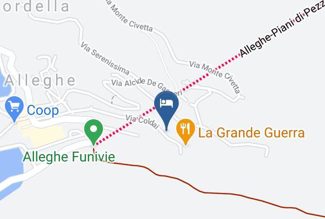 Belluno - Hotel Alpenrose Maps