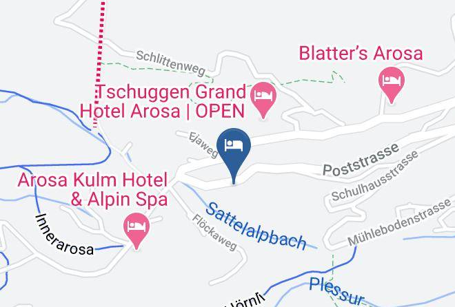 Plessur - Hotel Alpensonne Arosa Maps