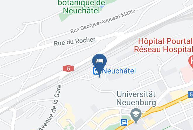 Neuchatel District - Hotel Alpes Et Lac Maps