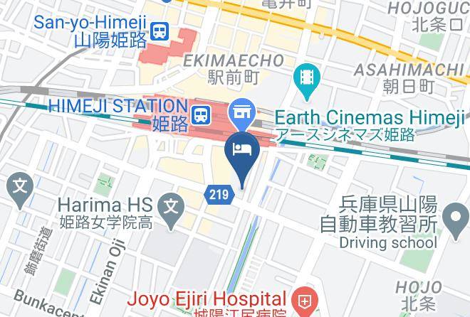 Himeji City - Hotel Alpha 1 Himeji Minami Guchi Maps
