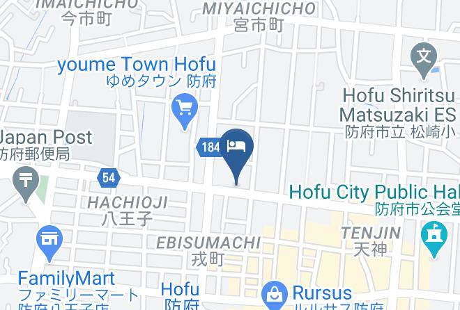 Hotel Alpha 1 Hofu Map