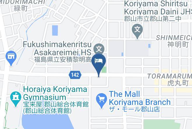 Hotel Alpha 1 Koriyama Map