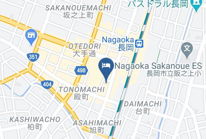 Nagaoka City - Hotel Alpha 1 Nagaoka Maps